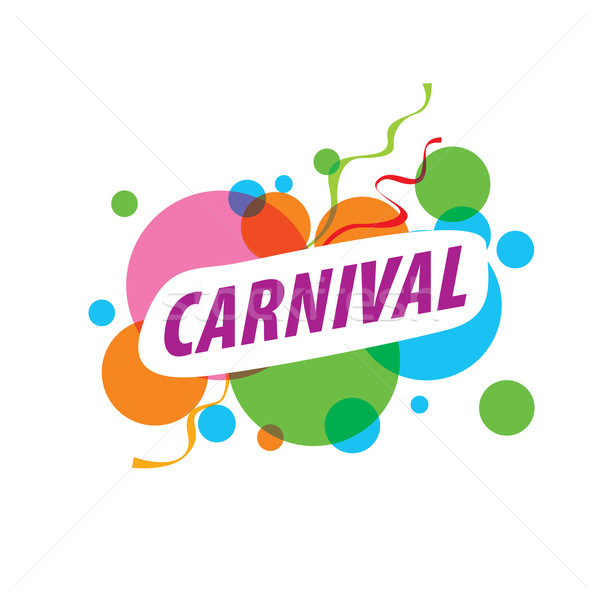 карнавальных вектора логотип аннотация шаблон фестиваля Сток-фото © butenkow