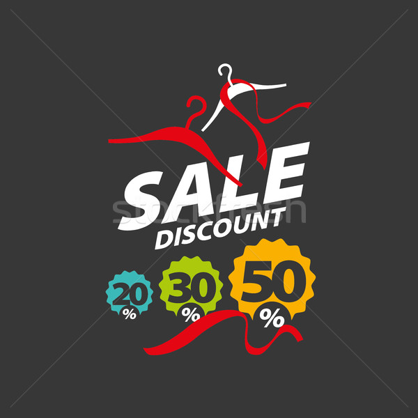 vector sign for discounts Stock photo © butenkow