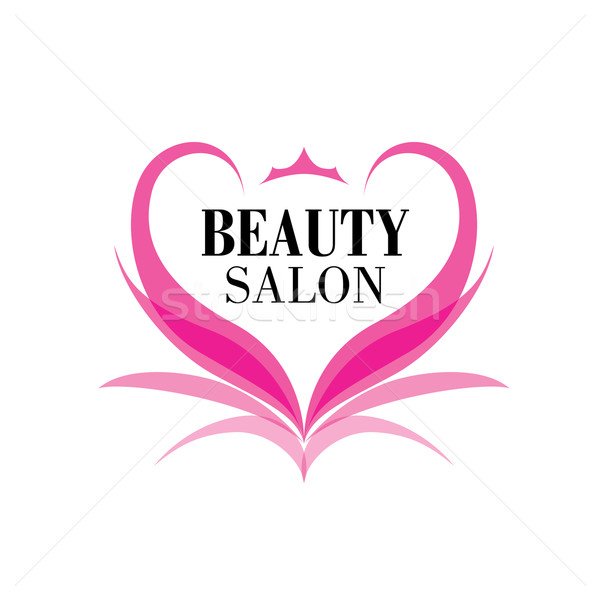 logo beauty salon Stock photo © butenkow
