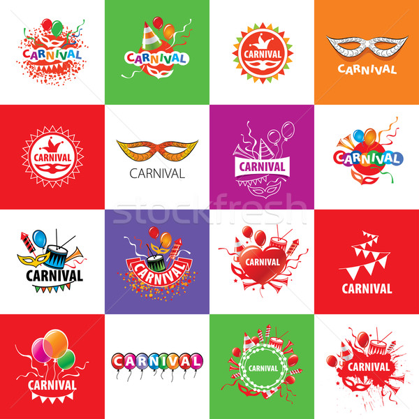 Carnival vector logo Stock photo © butenkow