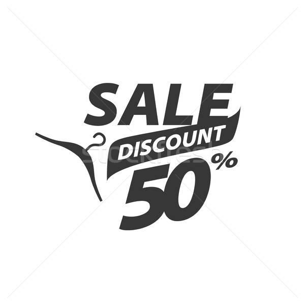 vector sign for discounts Stock photo © butenkow
