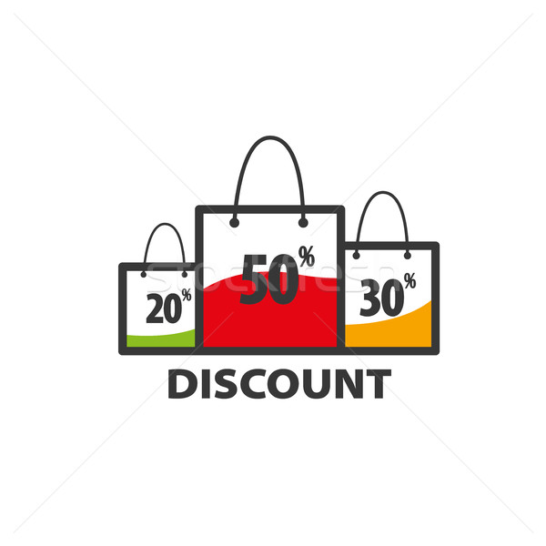 vector sign for discounts Stock photo © butenkow