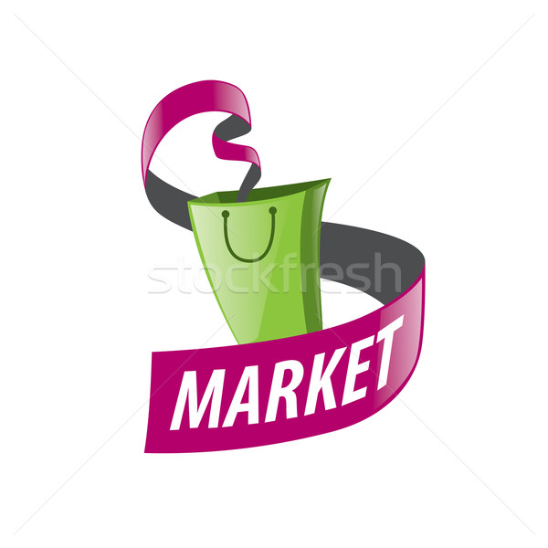 Vetor compras logotipo modelo conceitos idéias Foto stock © butenkow