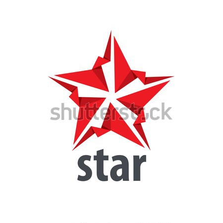 Vector logo estrellas resumen signo branding Foto stock © butenkow