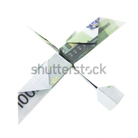 Origami Bird from banknotes Stock photo © butenkow