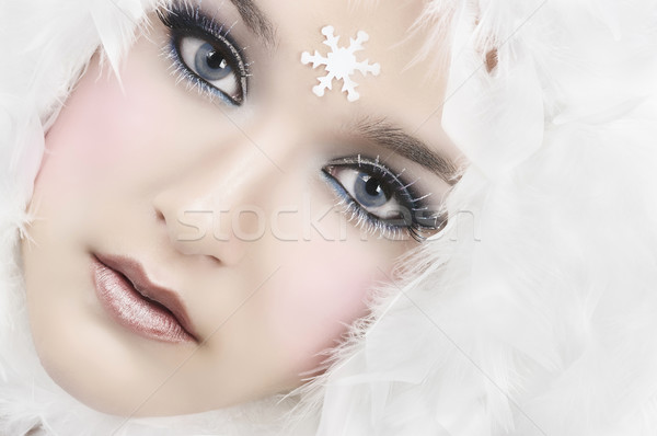 Snow Girl Stock photo © BVDC