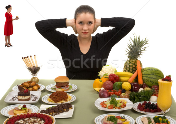 Be Strong and Eat Healthy Stock photo © BVDC