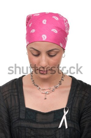 Rak piersi niedobitek odważny dwa miesiąc medycznych Zdjęcia stock © BVDC