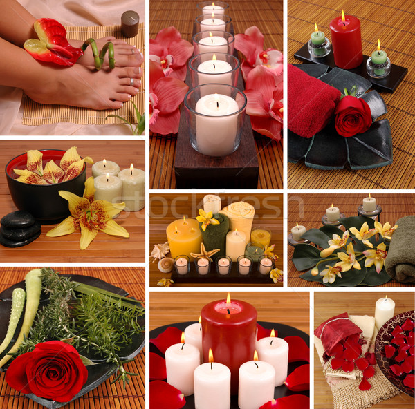 Aromatheraphy Collage Stock photo © BVDC