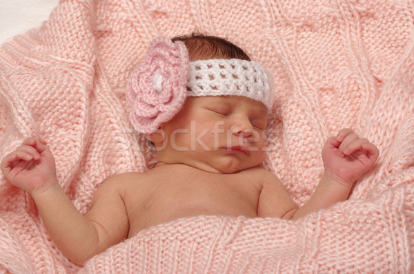Bebé semana edad nina nino sueno Foto stock © BVDC