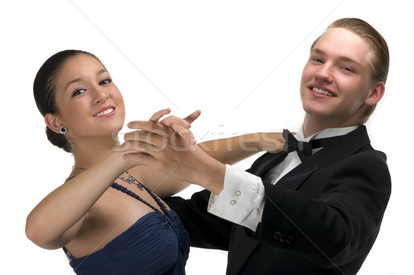 Dans genç modern çift dans kadın Stok fotoğraf © BVDC