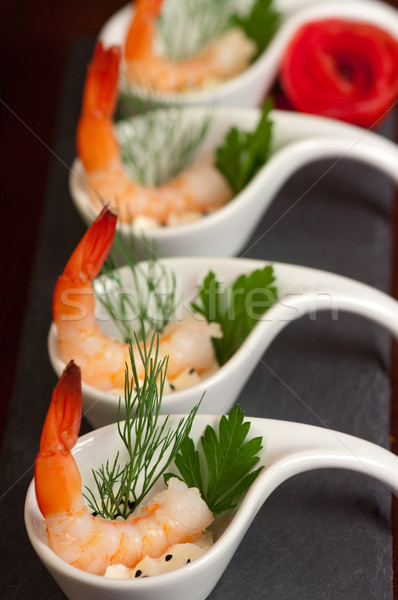 Alimentaire crevettes fête dîner [[stock_photo]] © BVDC