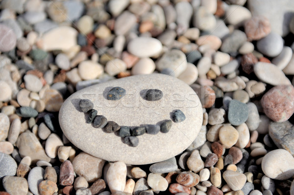 Sea stones background Stock photo © byrdyak