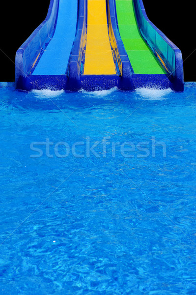 Parc aquatique coloré eau sport beauté été [[stock_photo]] © byrdyak