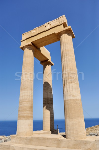 Ruins of ancient temple Stock photo © byrdyak