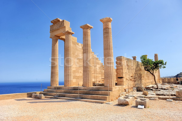 Ruins of ancient temple Stock photo © byrdyak