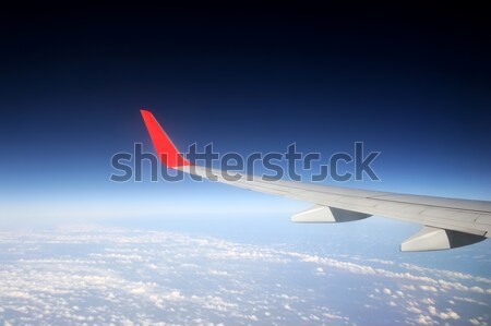 Image through aircraft window Stock photo © byrdyak