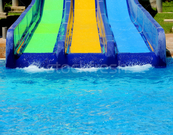 Parc aquatique coloré eau sport beauté été [[stock_photo]] © byrdyak