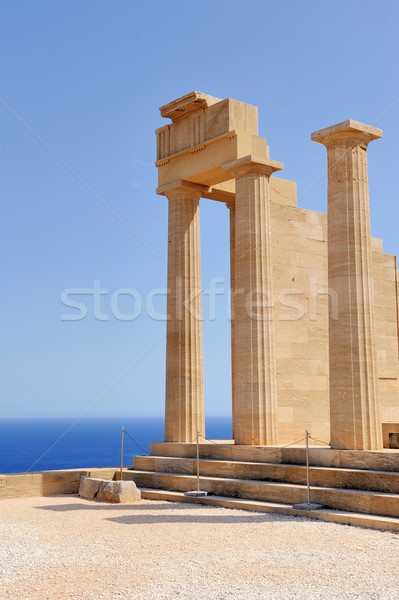 Ruins of ancient temple Stock photo © byrdyak