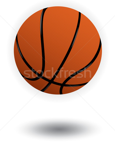 Basketball vector illustration. Stock photo © Bytedust