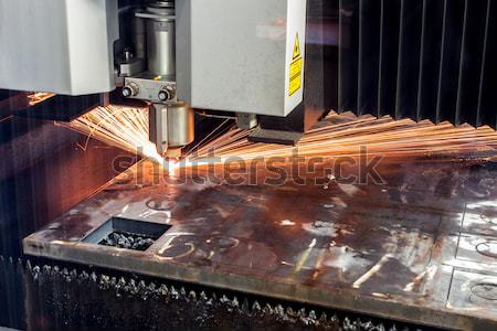laser cutting process Stock photo © c12