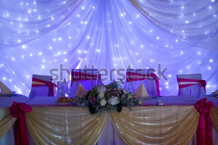 wedding tables set Stock photo © c12