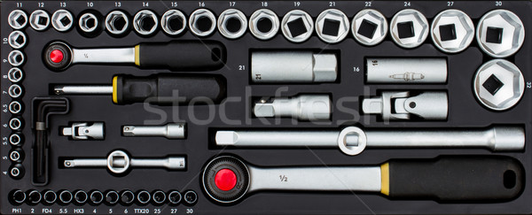 industrial toolbox kit Stock photo © c12