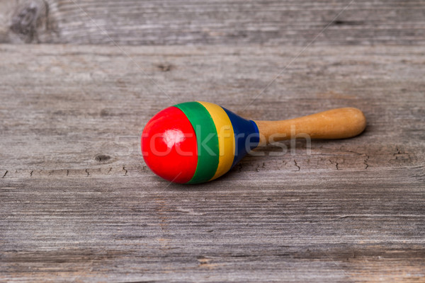 Stock photo: color rattle