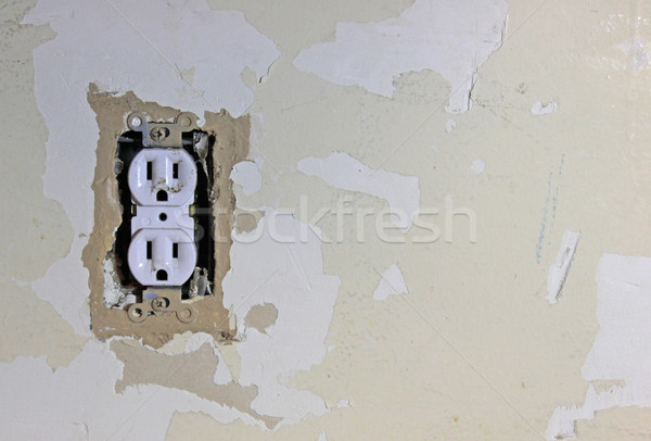 Filthy Electrical Outlet Stock photo © ca2hill