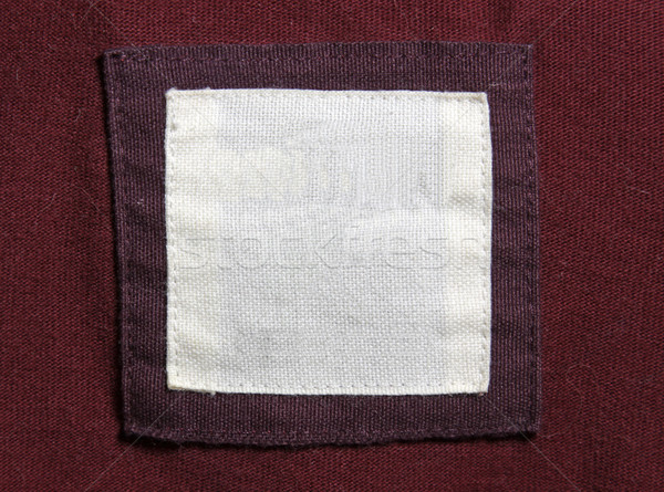 Rot maroon Shirt Label Textur Mode Stock foto © ca2hill