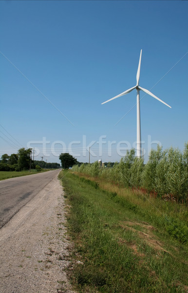 Moară de vânt putere generator lateral Imagine de stoc © ca2hill