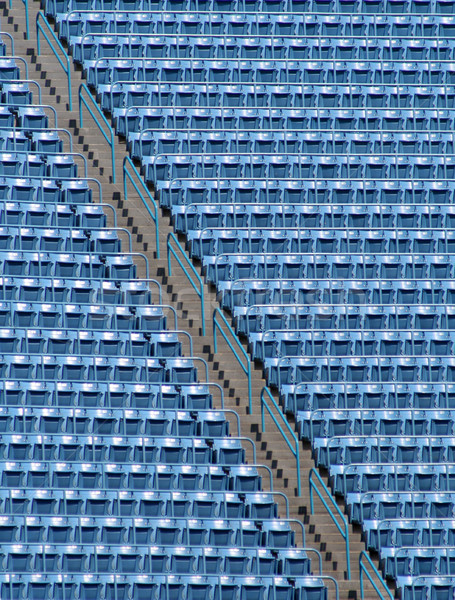 Blue Bleachers Stock photo © ca2hill