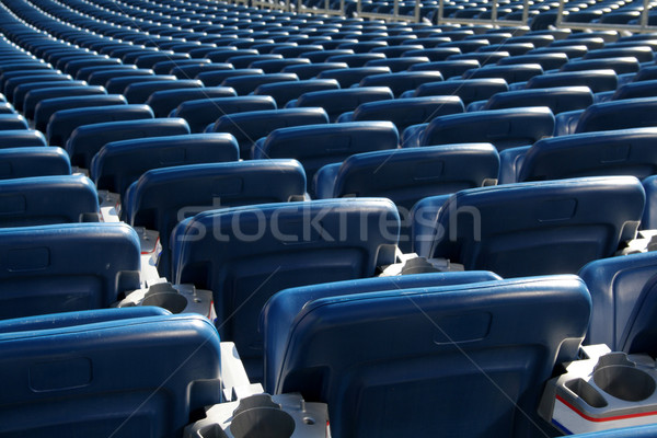 Blue Stadium Seats Stock photo © ca2hill