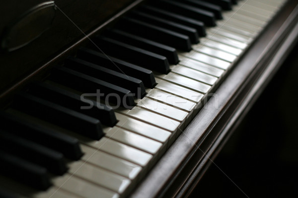 ключевые отмечает ключами фортепиано выстрел Сток-фото © ca2hill