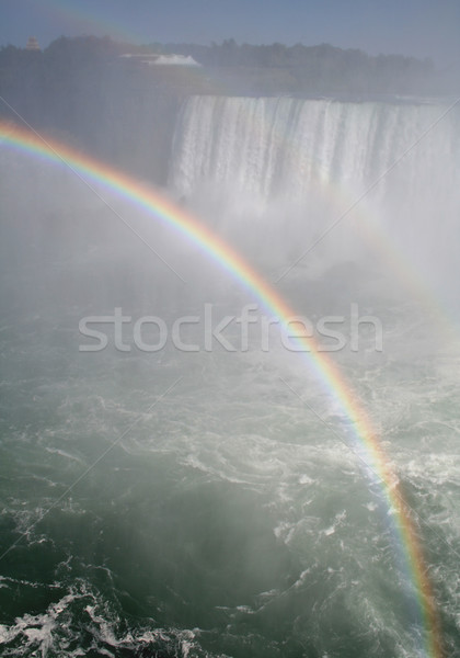 Rainbow Against the Falls Stock photo © ca2hill