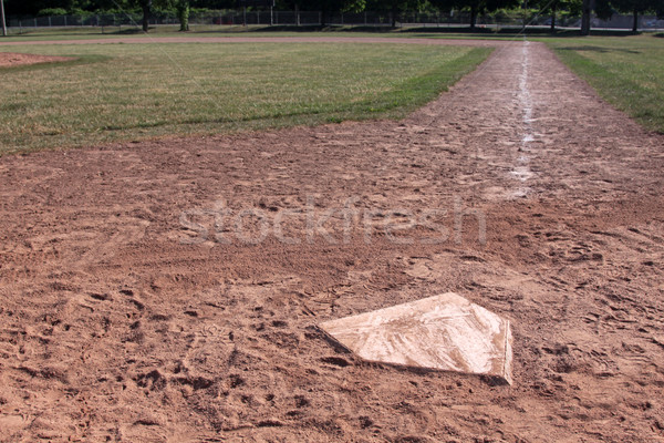 Home Plate Right Side Stock photo © ca2hill