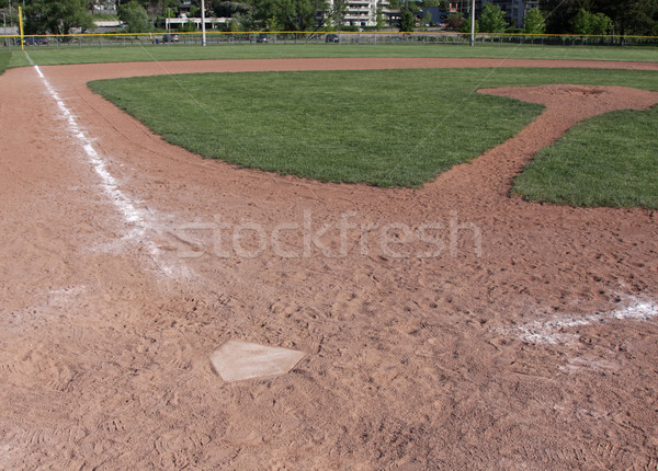 üres baseball pálya lövés szabad fű sport Stock fotó © ca2hill