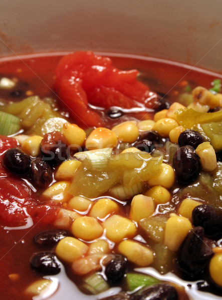 Lassú chili leves közelkép fűszeres fekete Stock fotó © ca2hill