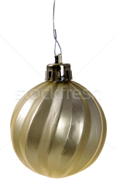 Hanging Gold Christmas Ornament
 Stock photo © ca2hill