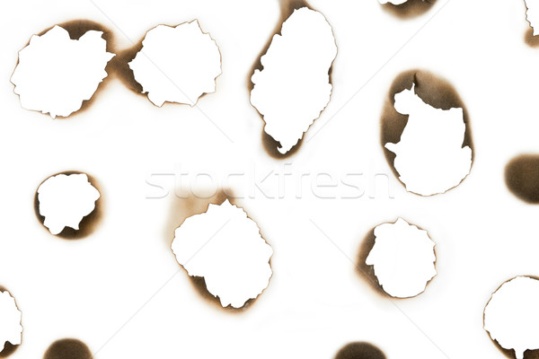 Witte papier brand Stockfoto © caimacanul