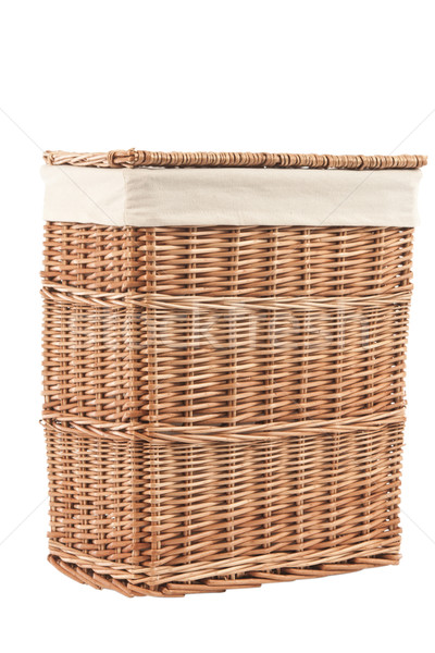 laundry basket made of rattan Stock photo © caimacanul