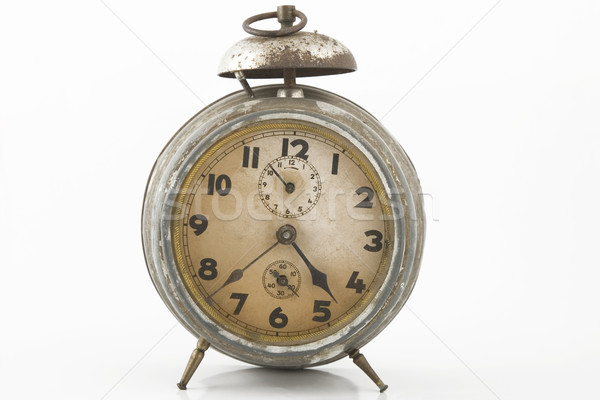 [[stock_photo]]: Vieux · cloche · blanche · horloge · nuit · dormir