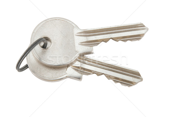 silver bunch of keys Stock photo © caimacanul