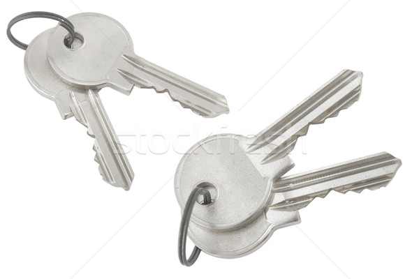 Stock photo: silver bunch of keys