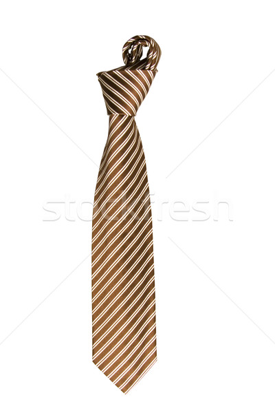 Cravată vedere alb birou Imagine de stoc © caimacanul