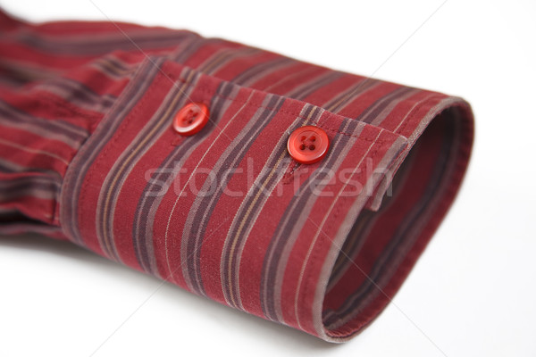 Rojo abofetear a rayas camisa negocios Foto stock © caimacanul