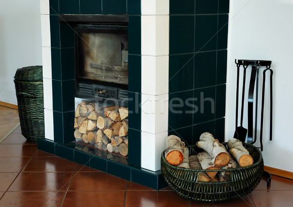 Fire and basket Stock photo © Calek