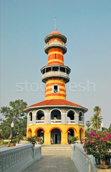 Turm royal Sommer Residenz Knall Blume Stock foto © Calek