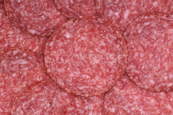 Foto d'archivio: Salame · dettaglio · alimentare · rosso · carne