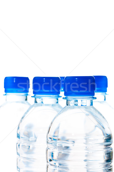 Water bottles extreme close up Stock photo © calvste